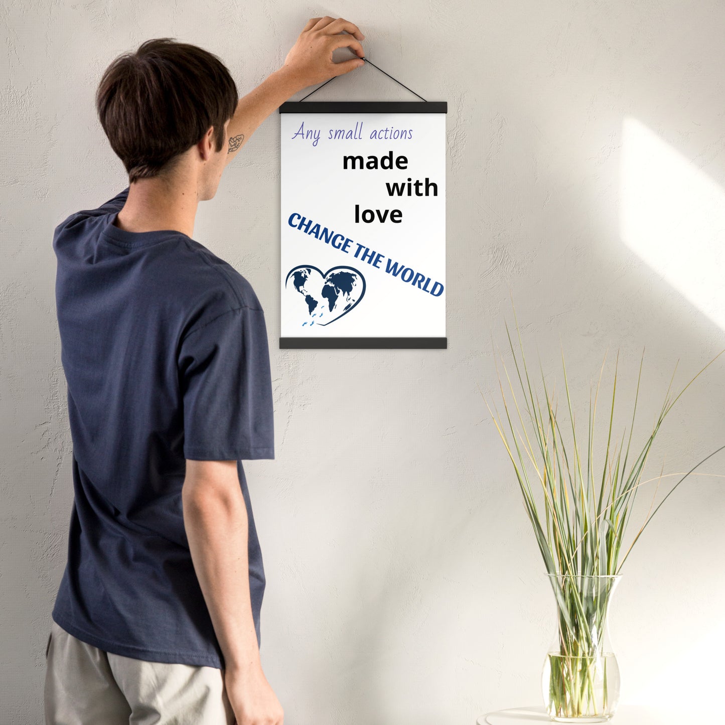Affiche souple à accrocher