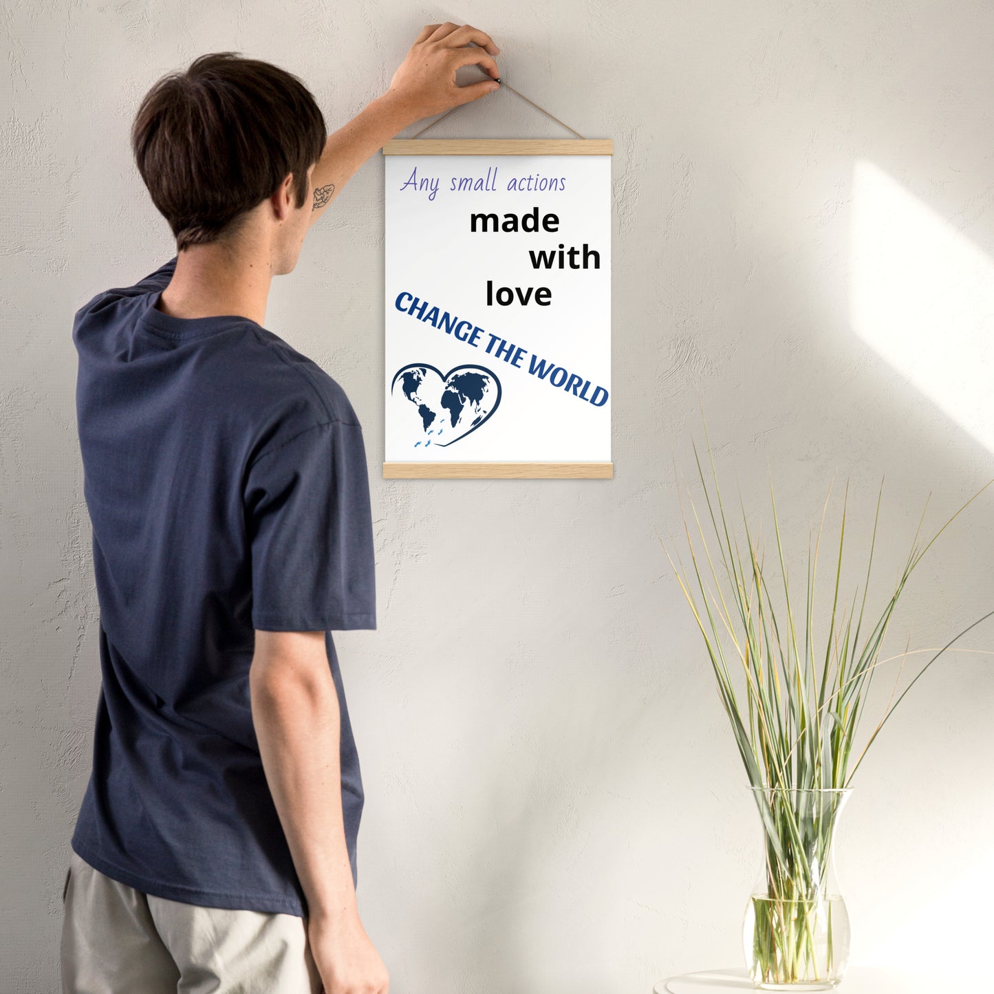 Affiche souple à accrocher
