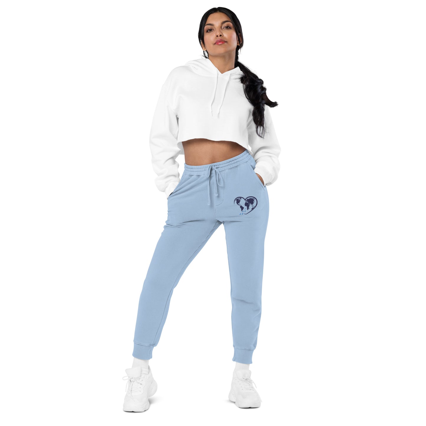 Pantalon de sport teint par pigment