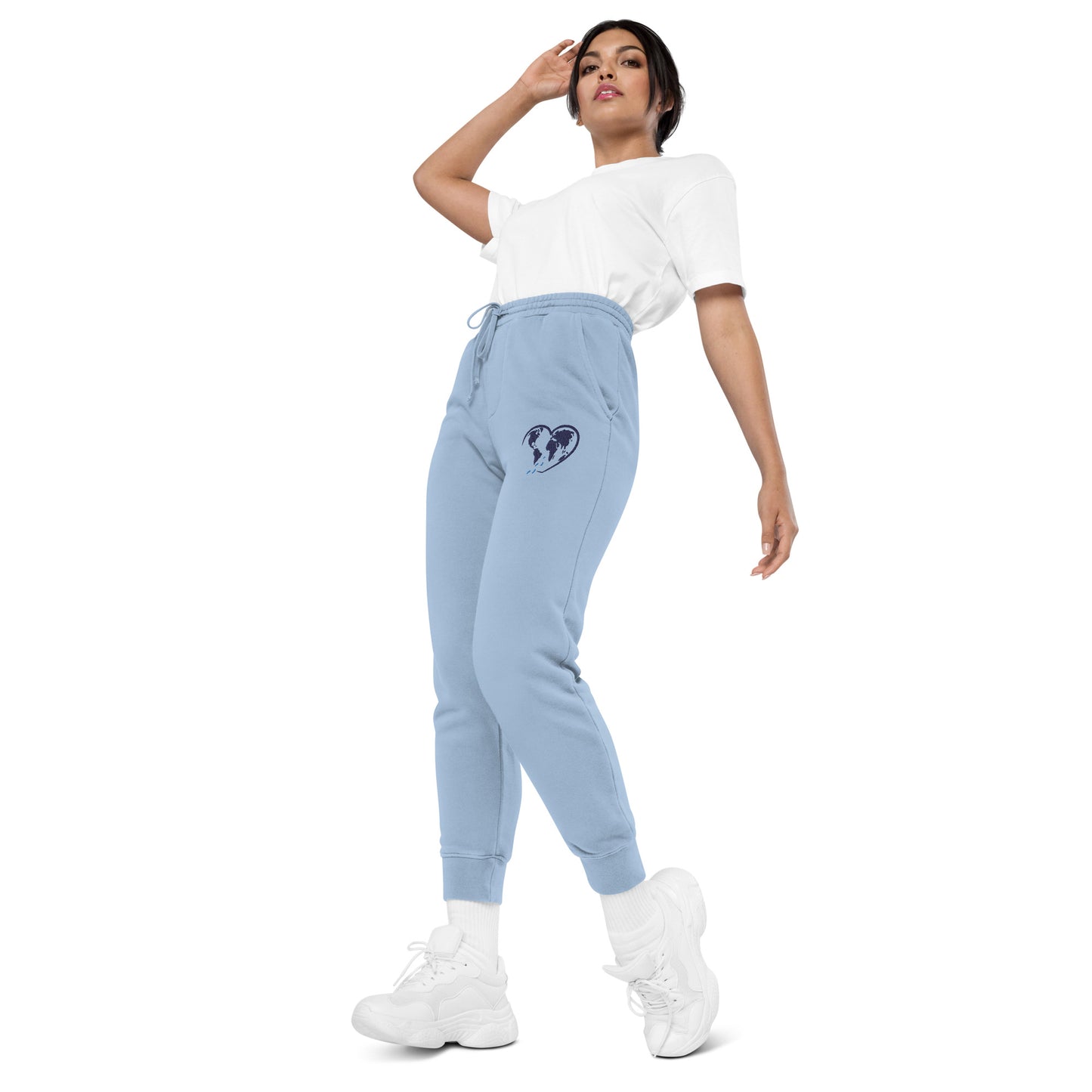 Pantalon de sport teint par pigment