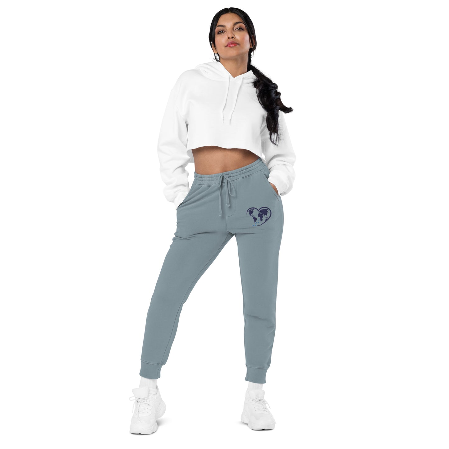Pantalon de sport teint par pigment