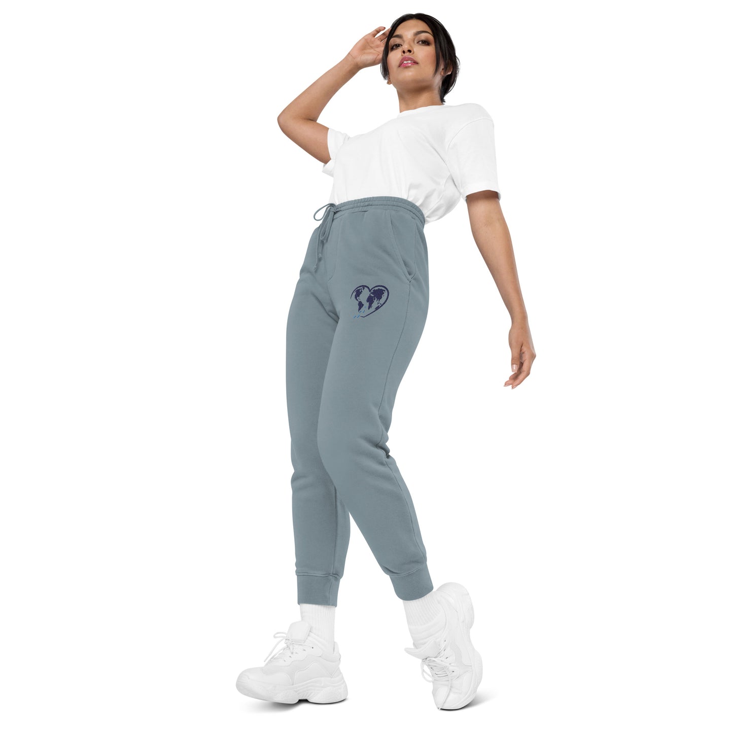 Pantalon de sport teint par pigment