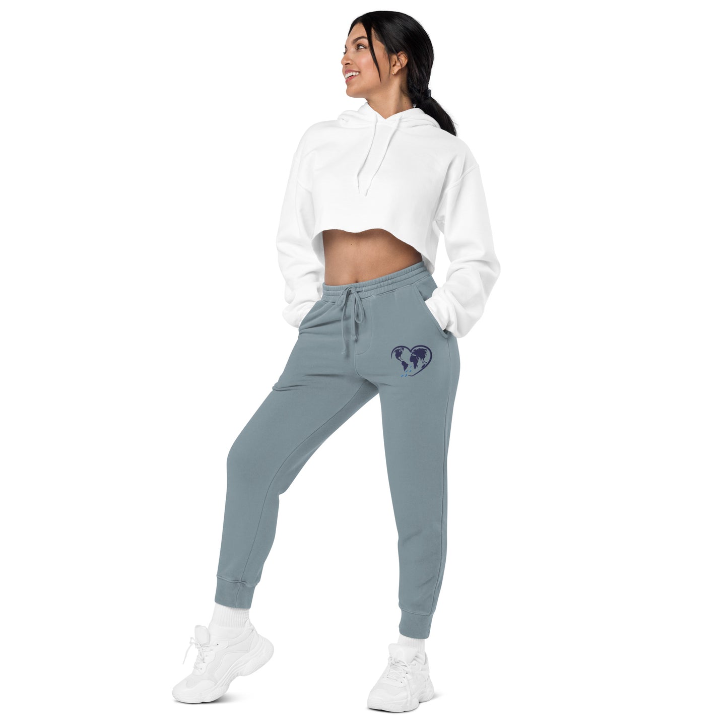 Pantalon de sport teint par pigment