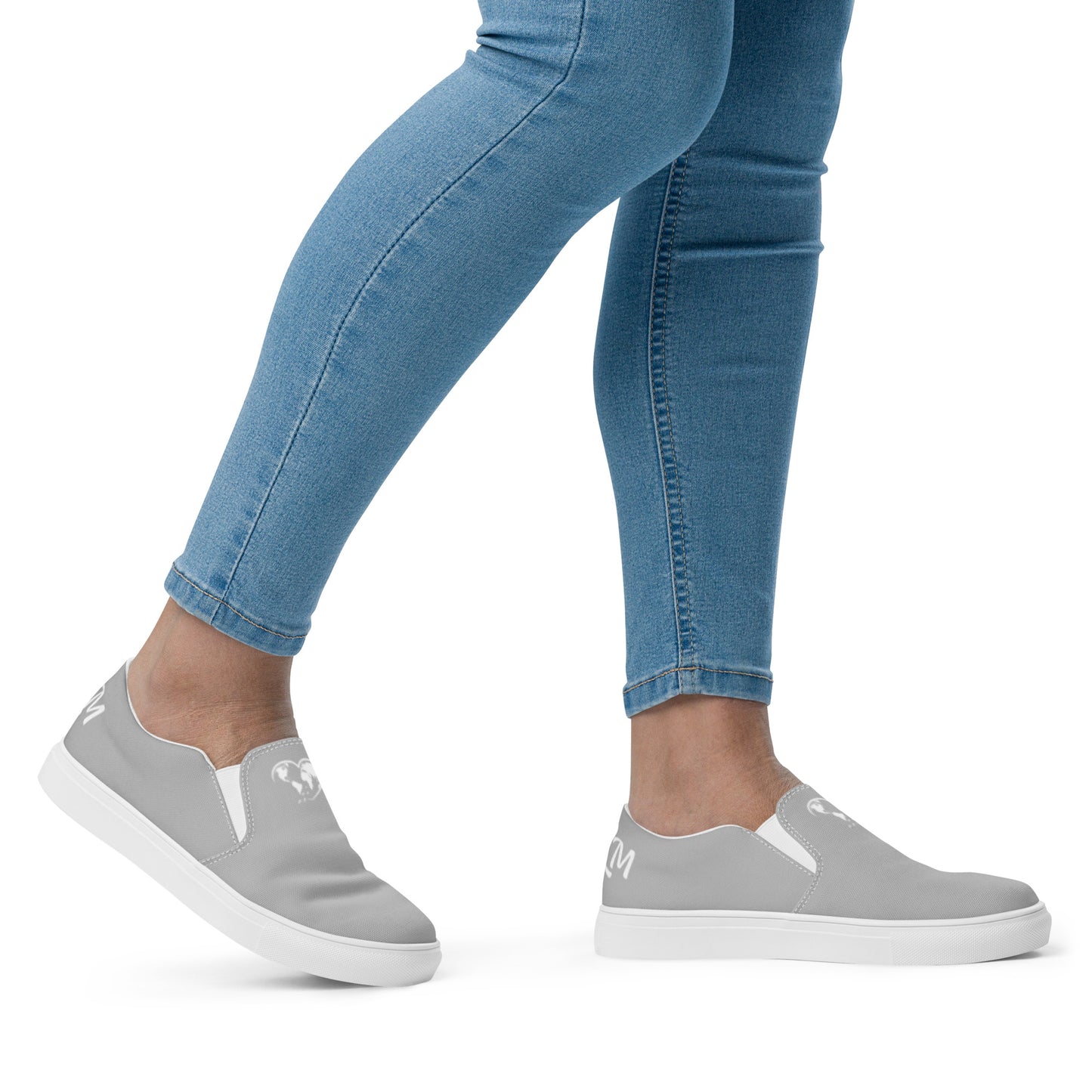 Chaussures en toile sans lacets femme